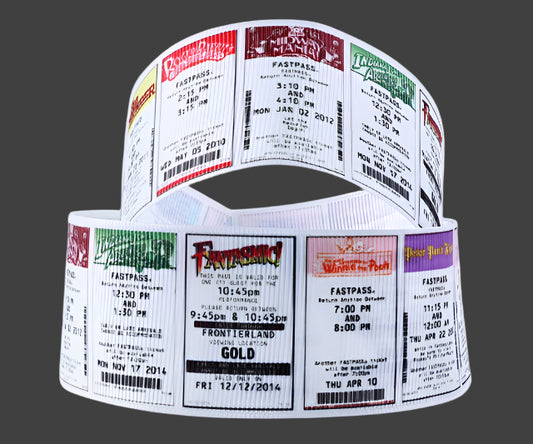 Disney Fast Pass Grosgrain Ribbon