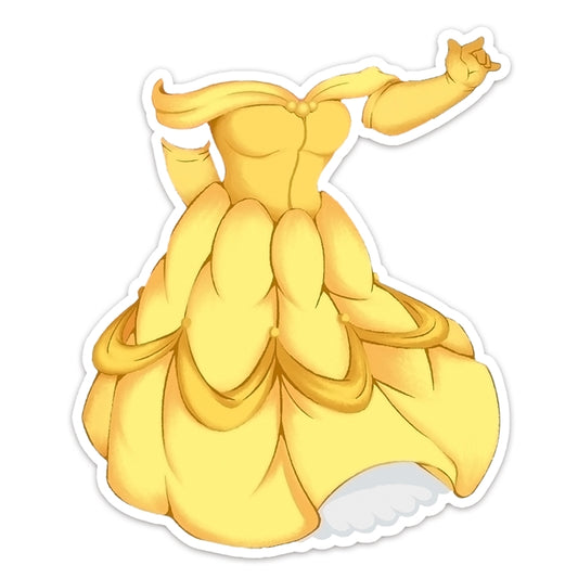 Disney Princess Flat Back Planar Resin - Princess Belle