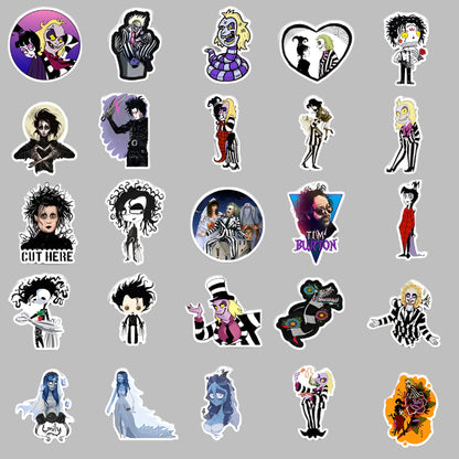 Tim Burton Movie Stickers