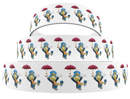 Disney Pinocchio's Jiminy Cricket Grosgrain Ribbon
