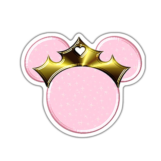 Disney Hidden Mickey Flat Back Planar Resin - Princess