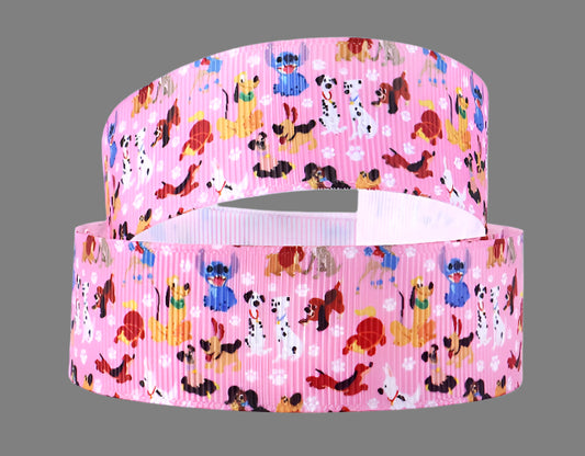 Disney Dogs Grosgrain Ribbon