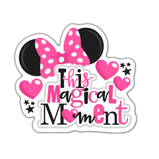 Disney Magical Moment Flat Back Planar Resin - Minnie Mouse