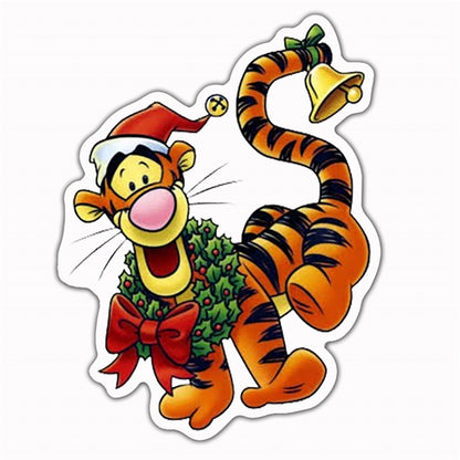 Disney Christmas Flat Back Planar Resin - Tigger