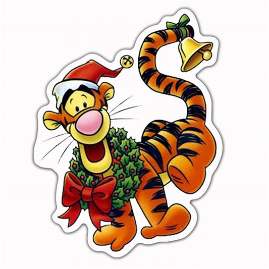 Disney Christmas Flat Back Planar Resin - Tigger