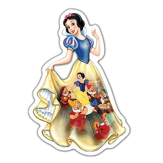 Disney Snow White and the Seven Dwarfs Flat Back Planar Resin