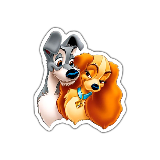 Disney Lady and the Tramp Flat Back Planar Resin