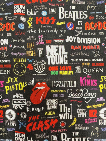 Classic Rock Band Fabric