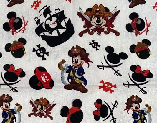 Disney Mickey Pirate Fabric