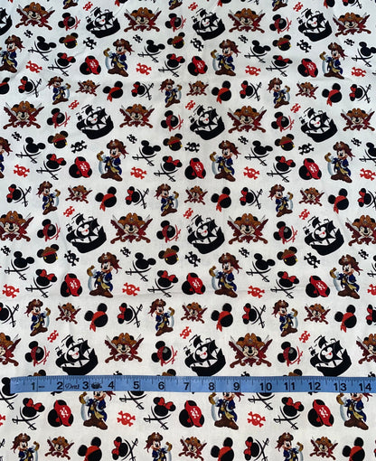 Disney Mickey Pirate Fabric