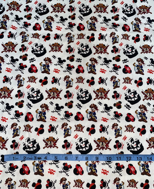 Disney Mickey Pirate Fabric