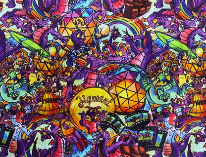 Disney Figment Fabric