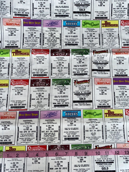 Disney Fast Pass Fabric