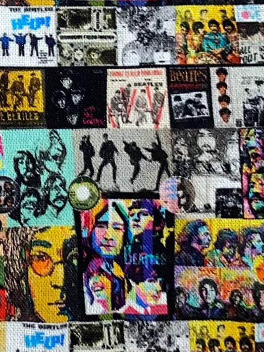 The Beatles Fabric - Small Print