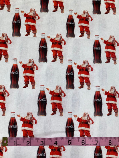 Christmas Coca-Cola Fabric