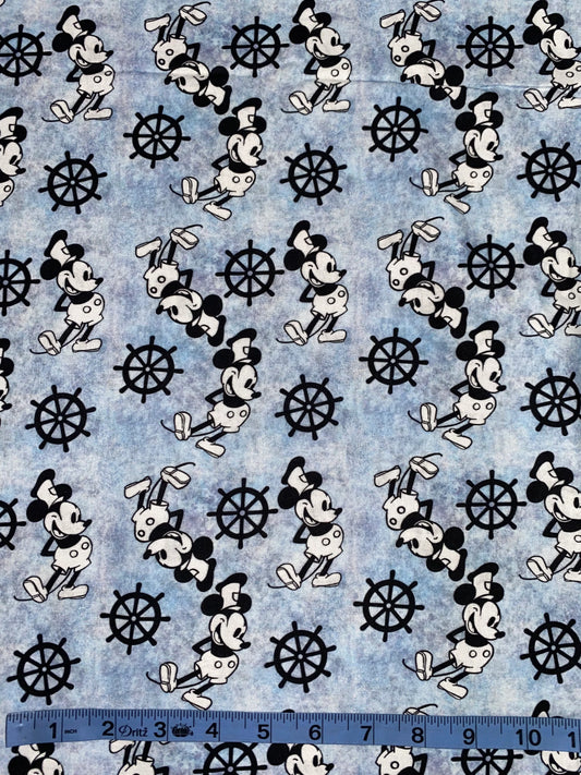 Disney Steamboat Willie Fabric