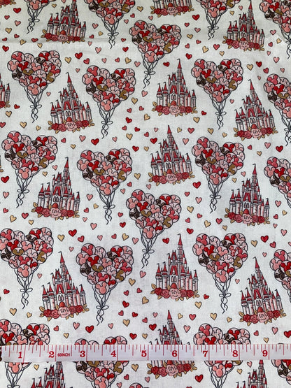 Disney Love is in the Air Fabric