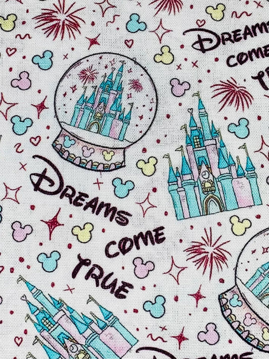 Disney Dreams Come True Park Fabric