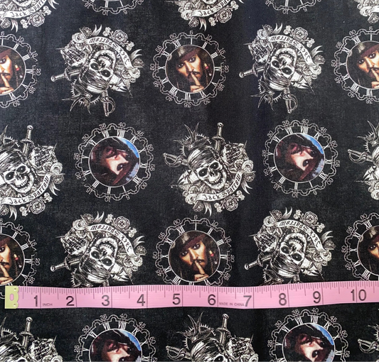 Disney Jack Sparrow Fabric