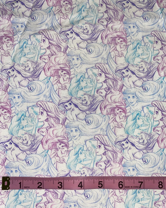 Disney Little Mermaid Fabric