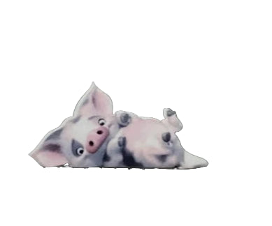 Disney Moana Flat Back Planar Resin - Pua