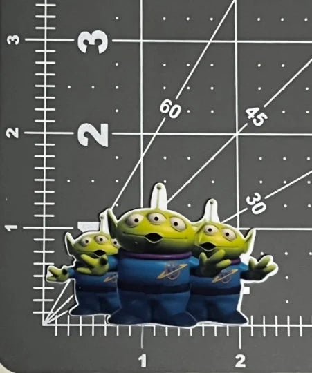 Toy Story Flat Back Planar Resin - Aliens