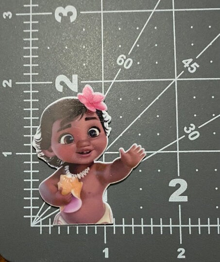 Disney Moana Flat Back Planar Resin - Moana Baby