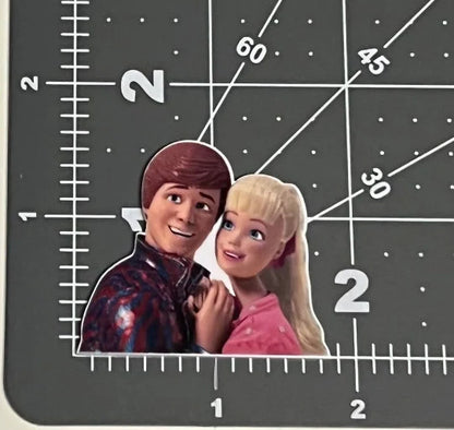 Toy Story Flat Back Planar Resin - Barbie and Ken