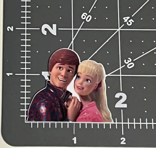 Toy Story Flat Back Planar Resin - Barbie and Ken