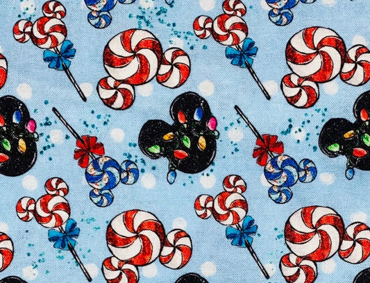 Disney Christmas Fabric Collage