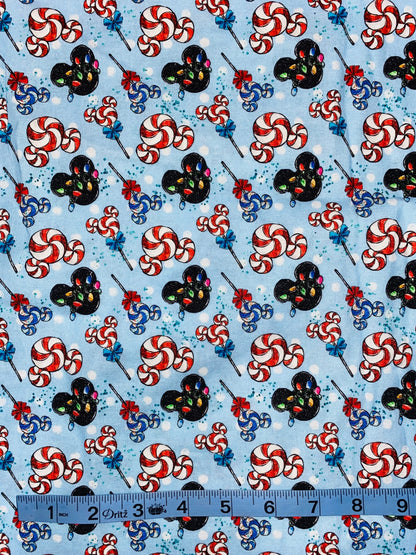 Disney Christmas Fabric Collage