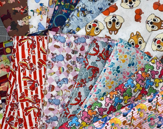 Disney Fabric Bundle - Fat Quarters 18x22