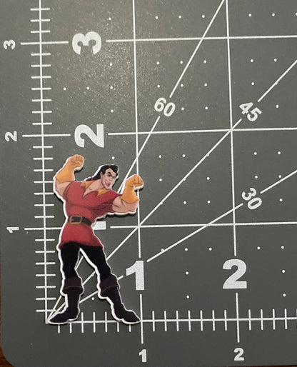 Disney Beauty and the Beast Flat Back Planar Resin - Gaston