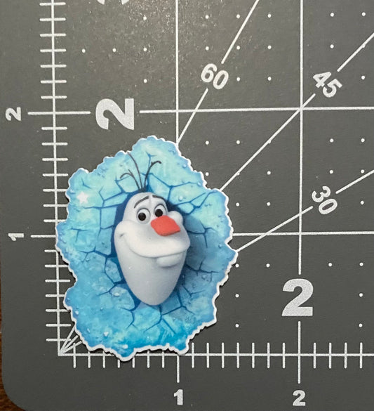 Disney Frozen Flat Back Planar Resin - Olaf