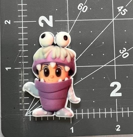 Disney Monster's Inc Flat Back Planar Resin - Boo