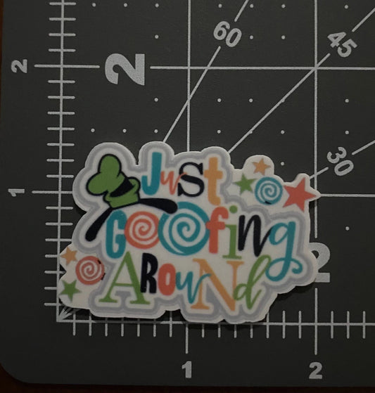 Disney Goofy Flat Back Planar Resin