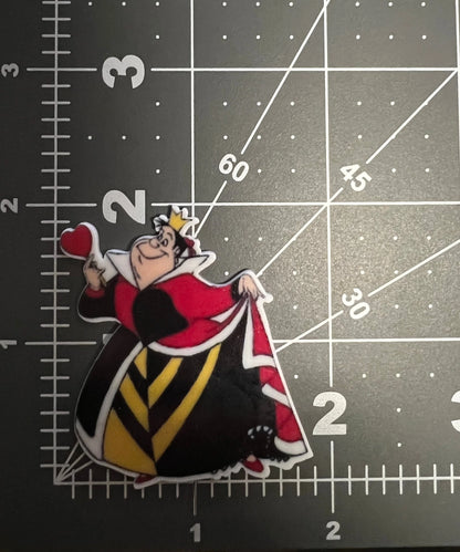 Alice In Wonderland Flat Back Planar Resin - Queen of Hearts