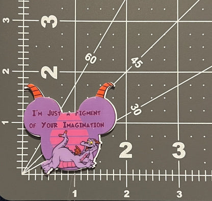 Disney Figment Back Planar Resin