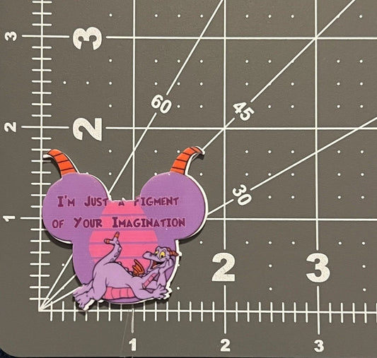 Disney Figment Back Planar Resin