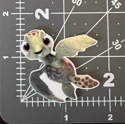 Disney Finding Nemo Flat Back Planar Resin - Squirt