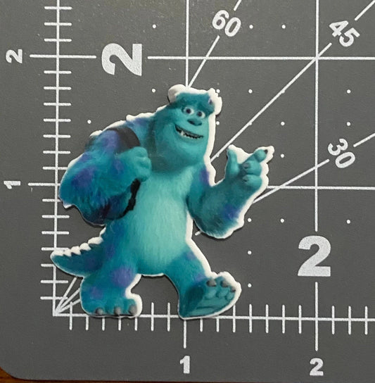 Disney Monster's Inc Flat Back Planar Resin