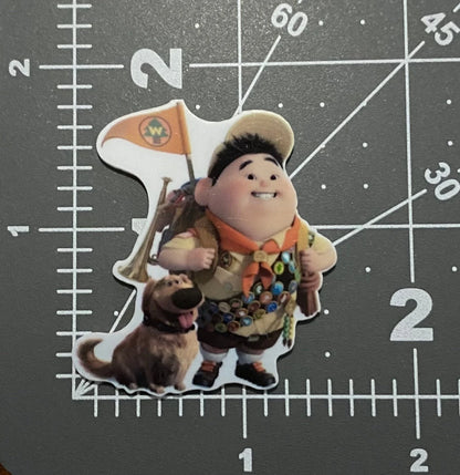 UP Flat Back Planar Resin - Russel and Dug