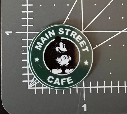Disney Parks Flat Back Planar Resin - Main Street Cafe