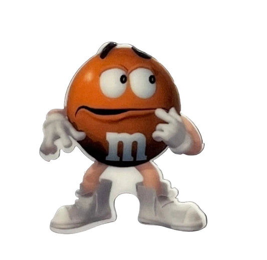 M&M Flat Back Planar Resins - Orange