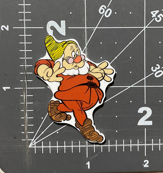 Disney Snow White and the Seven Dwarfs Flat Back Planar Resin - Doc