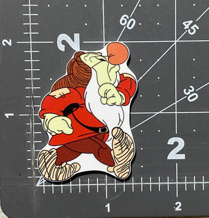 Disney Snow White and the Seven Dwarfs Flat Back Planar Resin - Grumpy