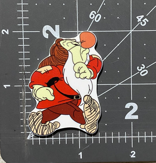 Disney Snow White and the Seven Dwarfs Flat Back Planar Resin - Grumpy