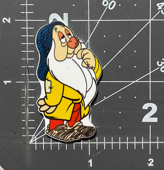 Disney Snow White and the Seven Dwarfs Flat Back Planar Resin - Sleepy