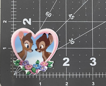 Disney Bambi Flat Back Planar Resin - Bambi and Faline