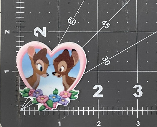 Disney Bambi Flat Back Planar Resin - Bambi and Faline